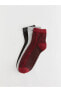 LCW DREAM Kendinden Desenli Kadın Soket Çorap 3'lü Paket