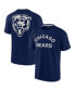 Фото #1 товара Men's and Women's Navy Chicago Bears Super Soft Short Sleeve T-shirt