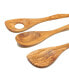 Фото #3 товара Olive Wood Spoons, Set of 3