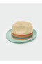 Erkek Bebek Renkli Hasır Fötr Şapka