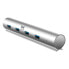 Фото #1 товара USB-разветвитель Woxter PE26-142 Белый Серебристый Алюминий (1 штук)