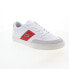 Фото #4 товара Lacoste Court-Master Pro 2221 Mens White Leather Lifestyle Sneakers Shoes