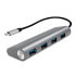 Фото #2 товара LogiLink UA0309 - USB 3.2 Gen 1 (3.1 Gen 1) Type-C - USB 3.2 Gen 1 (3.1 Gen 1) Type-A - 5000 Mbit/s - Grey - Android,Chrome