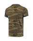 ფოტო #3 პროდუქტის Men's Camo Distressed Indiana Hoosiers Arch Logo Tri-Blend T-shirt