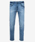 ფოტო #3 პროდუქტის Men's Slim Light Rinse Jeans