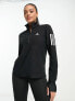 adidas Running Own The Run half zip sweat in black