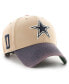 Фото #1 товара Men's Khaki Dallas Cowboys Dusted Sedgwick MVP Adjustable Hat