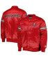 Фото #3 товара Men's Red Tampa Bay Buccaneers The Pick and Roll Full-Snap Jacket