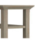 Acadian Solid Wood Narrow Side Table