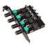 Фото #5 товара Lamptron CP436 - 4 channels - Black,Green - Rotary - 3-pin connector,4-pin connector - Molex (4-pin) - 2 - 12 V