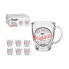 Фото #2 товара Кружка Mug Original Прозрачный Cтекло (320 ml) (6 штук)