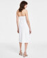 ფოტო #2 პროდუქტის Women's Sleeveless Halter-Neck Button-Front Dress