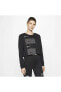 Фото #1 товара Sportswear House Of Innovation (paris) Women's Long-sleeve Crop T-shirt - Black - Cz4878-010