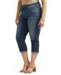 Фото #3 товара Plus Size Avery High-Rise Curvy-Fit Capri Jeans