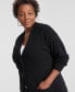 Plus Size Cashmere Button-Front Cardigan, Created for Macy's