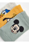 Фото #3 товара LCW baby Mickey Mouse Baskılı Erkek Bebek Patik Çorap 3'lü