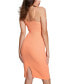 Women's Sleeveless Rings Gina Ribbed Dress ORANGE ZING MULTI, S - фото #2