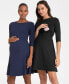 Women's Maternity and Nursing Dresses, Twin Pack