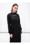 Sportswear Icon Clash Polar Kadın Uzun Kollu Siyah Elbise DM6263-010
