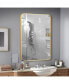 Фото #2 товара 22''x 30''Bathroom Wall Mounted Mirror Aluminum Alloy Frame Decor