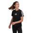 Футболка с коротким рукавом женская Adidas TC Чёрный