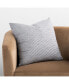 Cotton Linen Stripe Pillow, Natural/Truffle - 14x24