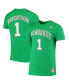 ფოტო #1 პროდუქტის Men's Oscar Robertson Green Milwaukee Bucks Hardwood Classics Stitch Name and Number T-shirt
