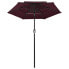Фото #2 товара Садовый зонт vidaXL Bordeauxrot 200 х 228 см (3-слойный)