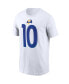 ფოტო #3 პროდუქტის Men's Cooper Kupp White Los Angeles Rams Name and Number T-shirt