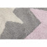 Фото #4 товара Teppich mit 3 Sternen grau-rosa