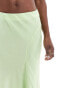 Фото #5 товара Vero Moda seam detail fluid maxi skirt in lime green