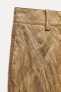 ZW COLLECTION WRINKLED CARGO TROUSERS