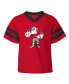Infant Boys and Girls Red Georgia Bulldogs Two-Piece Red Zone Jersey and Pants Set