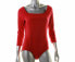 Фото #1 товара Комбинезон женский NY Collection Off the Shoulder Ribbed Red S