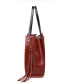 Women's Genuine Leather Daisy Tote Bag