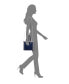 Women's Chevron Quilted Satchel with Crystal Trim Handbag