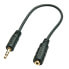Фото #4 товара Lindy Audio Adapter Cable 3,5 M/2,5F - 3.5mm - Male - 2.5mm - Female - 20 m - Black