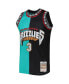 Фото #4 товара Men's Shareef Abdur-Rahim Turquoise, Black Vancouver Grizzlies Hardwood Classics 1996-97 Split Swingman Jersey