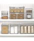 Фото #2 товара Stacking Plastic Storage Kitchen Bin with Pull-Out Drawers - 2 Pack