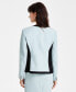 Фото #2 товара Women's Open-Front Collarless Jacket