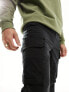 River Island cargo trouser in black