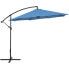 Фото #5 товара Подвесной садовый зонт на выносе Uniprodo UNI_UMBRELLA_R300BL_N, синий, диаметр 300 см, с уклоном