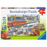 Фото #1 товара Puzzle Aufregung am Bahnhof 2x24 Teile