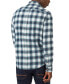 Фото #2 товара Men's Brushed Ombre Check Shirt