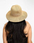 Accessorize packable fedora hat in tan