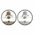 Фото #1 товара Часы настенные DKD Home Decor Железные Шестерни Серебристые и Золотистые 60 x 5 x 60 см (2 штуки)