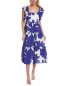 Фото #1 товара Платье женское CROSBY BY MOLLIE BURCH Eloise Tie Linen-Blend Midi Dress