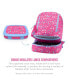 Фото #2 товара Kids Prints 2-In-1 Backpack and Insulated Lunch Bag - Rainbows