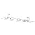 Фото #1 товара InLine Cable guide/shelf for under-table mounting - grey