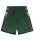 Men's Hunter Green Milwaukee Bucks Big and Tall Hardwood Classics Team Swingman Shorts